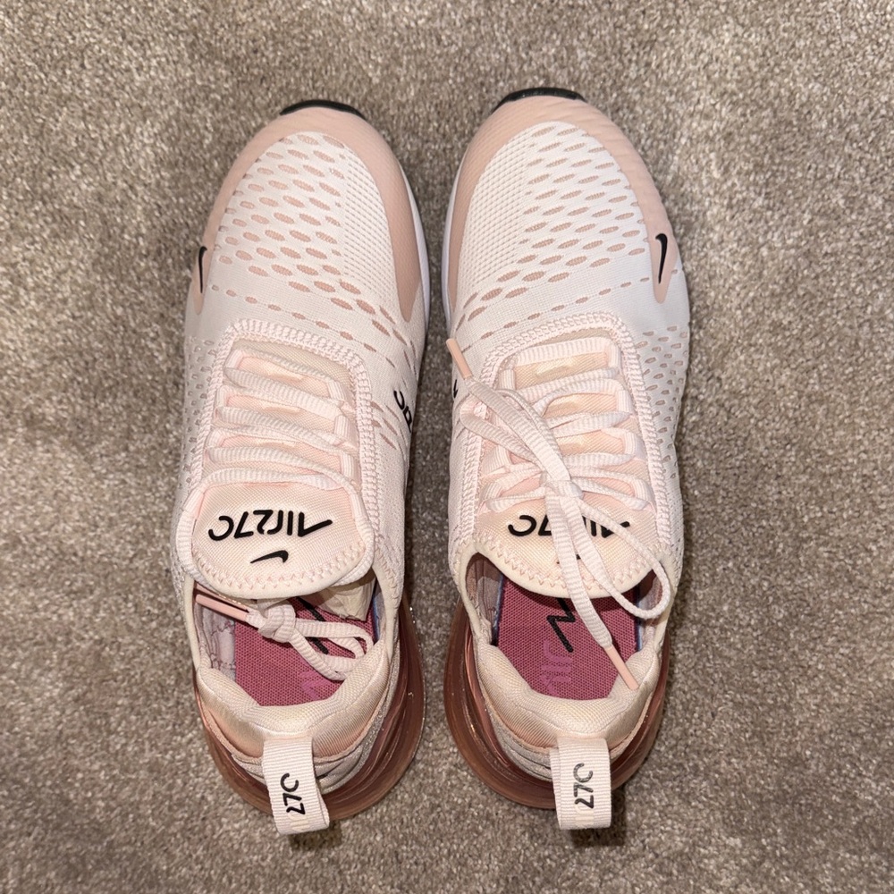 Nike Women's Blush and Cream Sneakers